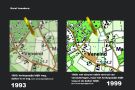 Topografische kaart 1993 en 1999